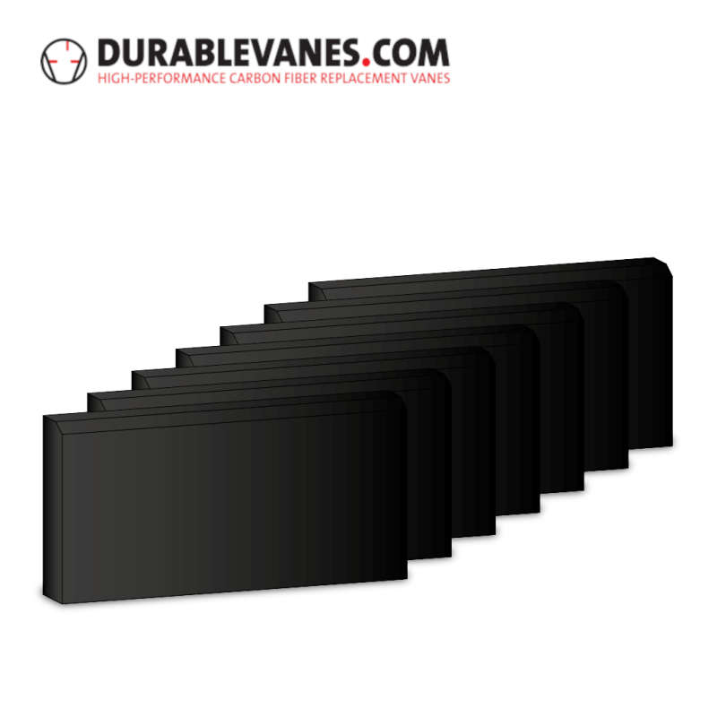 Set of 7 vanes fit Becker 90132700007 Set of 7 vanes fit Becker 90132700007