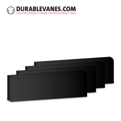 Set of 4 vanes fit Rietschle 526315