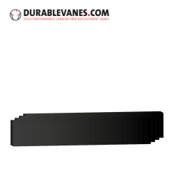 Set of 4 vanes fit Rietschle 524009; 507108