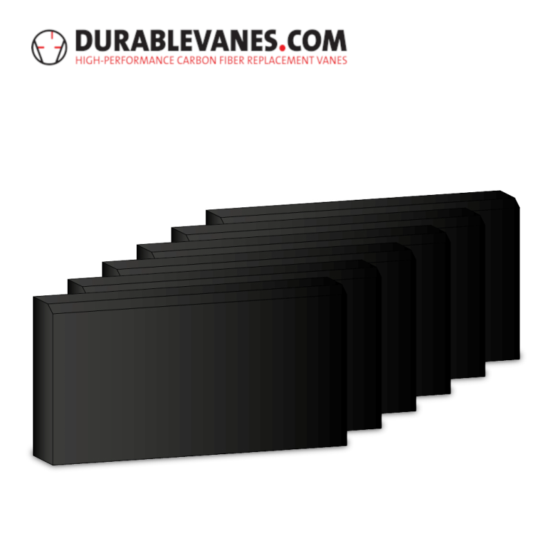 Set of 6 vanes fit Rietschle 513455 Set of 6 vanes fit Rietschle 513455