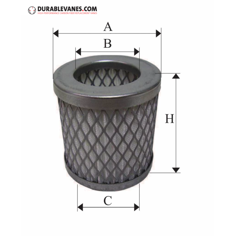 Air Filter Becker 909587 Air Filter Becker 909587